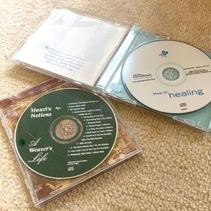 Two CDs. Henris notions Gaelic Americana blend. Healing cd. Calming music